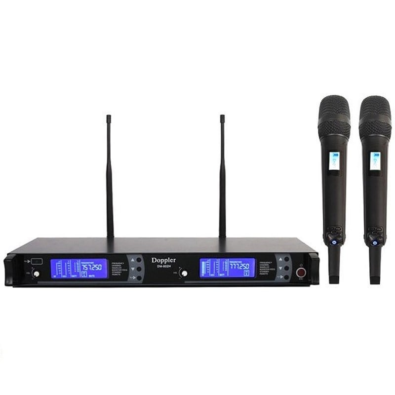 Doppler DM-802H UHF Band İki El Pro Dijital Telsiz Mikrofon