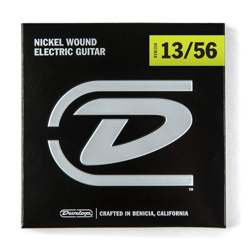 Dunlop DEN1356 Nickel Plated Steel - Extra Heavy Takım Tel (Elektro Gitar Teli 013-056)
