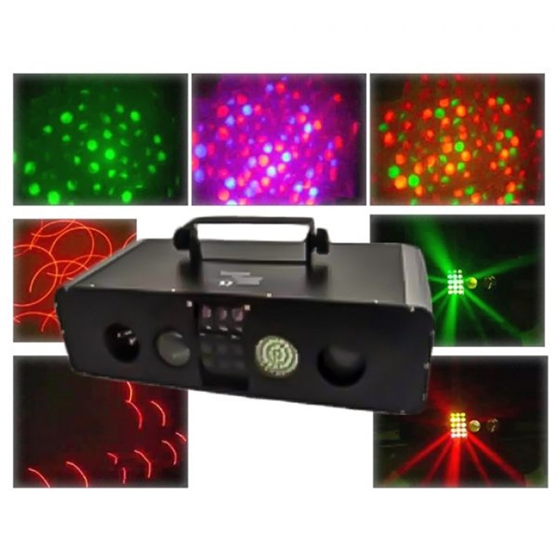 Eclips Galaxy Gobo-Strobe Lazer 5li Led Efektli