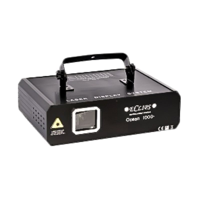 Eclips Ocean-1000+ Tunel Efektli Scanner Motorlu 1 Watt Mavi Lazer Işık