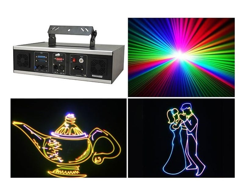 Eclips Rainbow-2000 7 Renk Software Dahil 2 Watt Lazer Işık