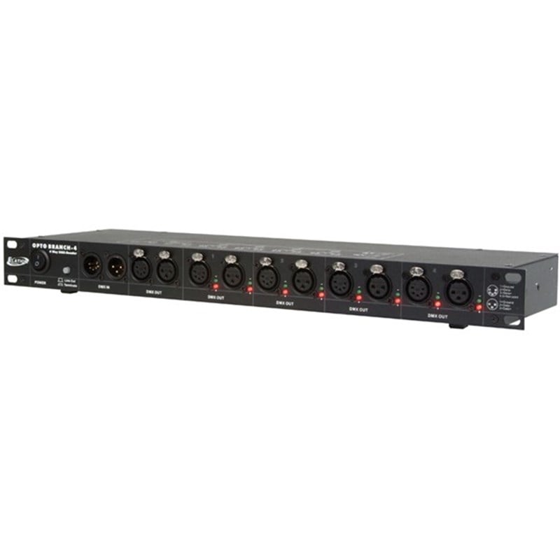 Elation Opto Branch 4 - 4-Yollu DMX 1 giriş + 4 çıkışlı DMX dağıtıcı