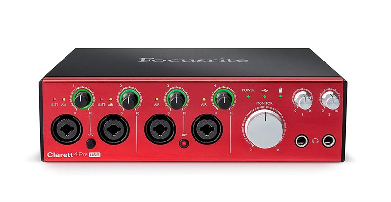 Focusrite Clarett 4 Pre USB-C Thunderbolt Ses Kartı