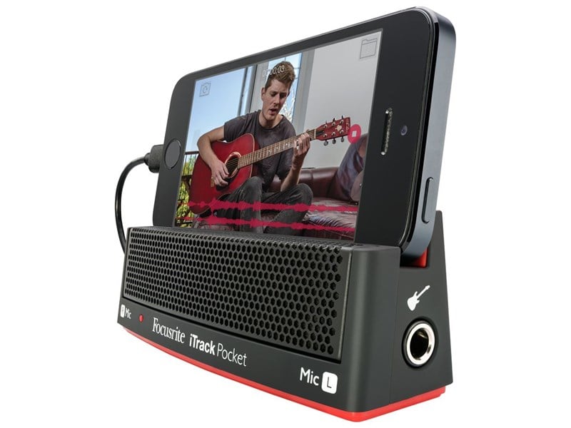 Focusrite iTrack Pocket Stereo Mikrofon ve Gitar Girişi Bulunan Ses Kartı