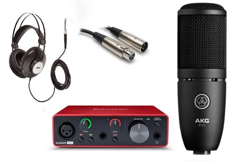 Focusrite Scarlett Stüdyo Kayıt Seti