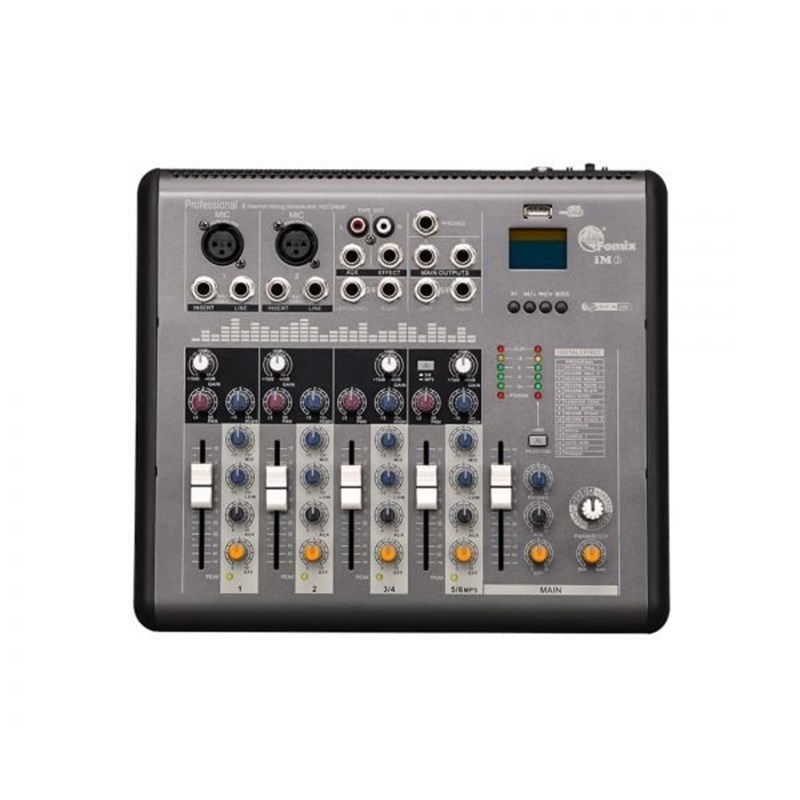 Fomix IM-6 - 2 Mono 2 Stereo Kanal Efektli Deck Mikser