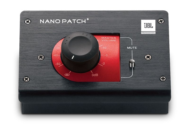 jbl NPATCH BLK Nano Patch+ Compact 2-Channel Passive Volume Controller