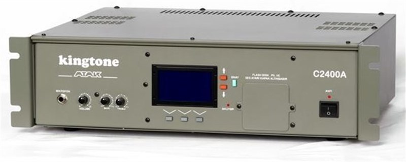 Kingtone C2400A Cami Otomasyon Cihazı , 300 Watt Amplifikatörlü