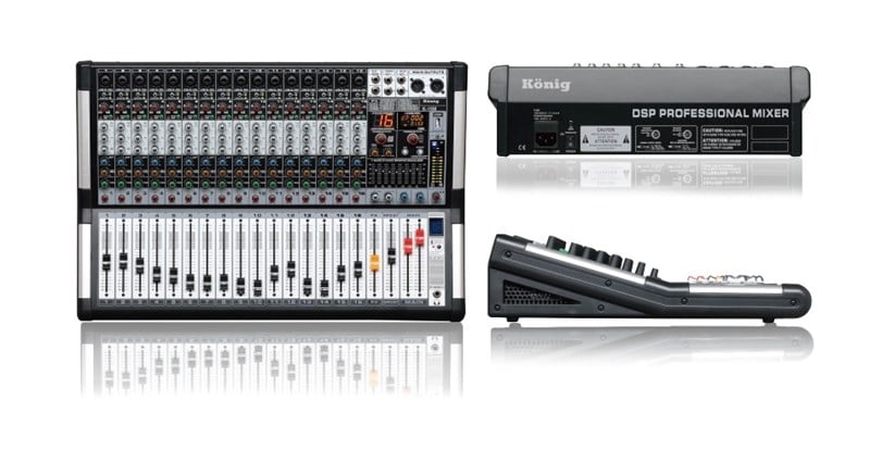 König K-16M 16 Kanal 99 Dsp Efektli Deck Mikser