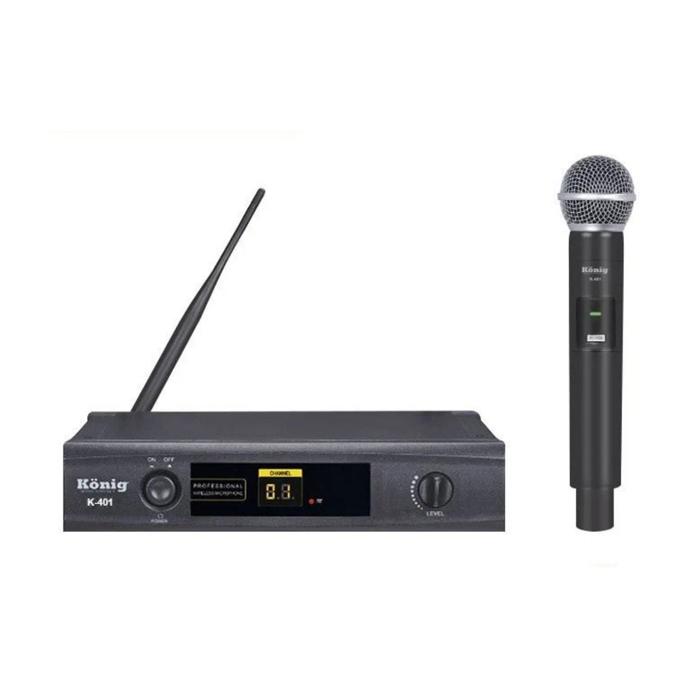 KÖNİG K401E UHF Kablosuz El Mikrofonu