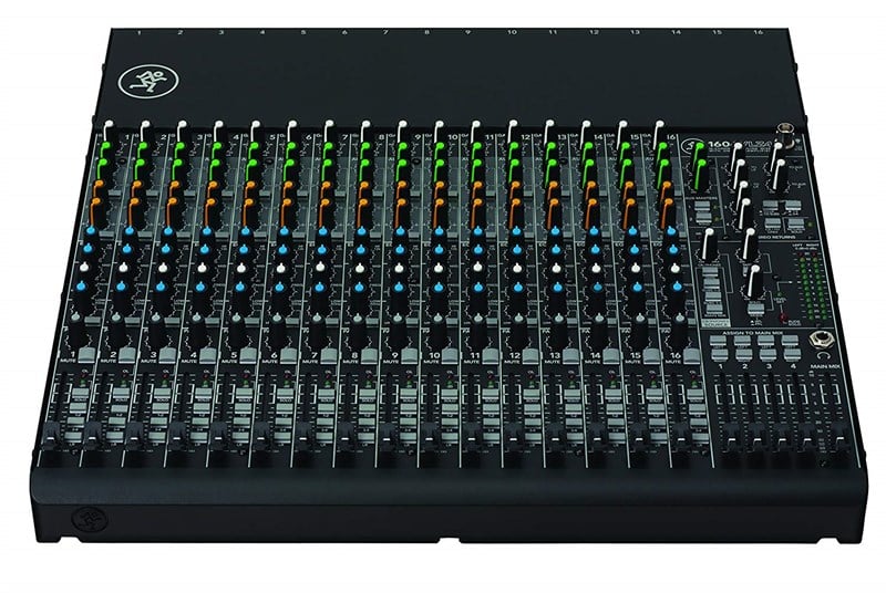Mackie 1604VLZ4 16-ch Analog Mixer with 16 Onyx Mic Preamps, 4 x Aux Sends, 4 x Mix Buses