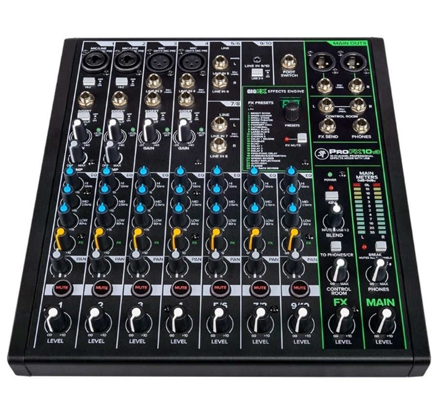 Mackie PROFX 10 V3 10 Kanal Deck Mixer