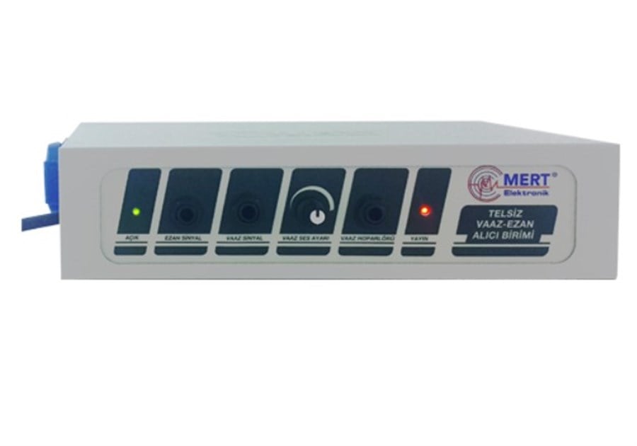 Mert MRT-3100 10 Watt Uhf Kontrollü 4 Ohm Cami Tipi Telsiz Anons Alıcısı