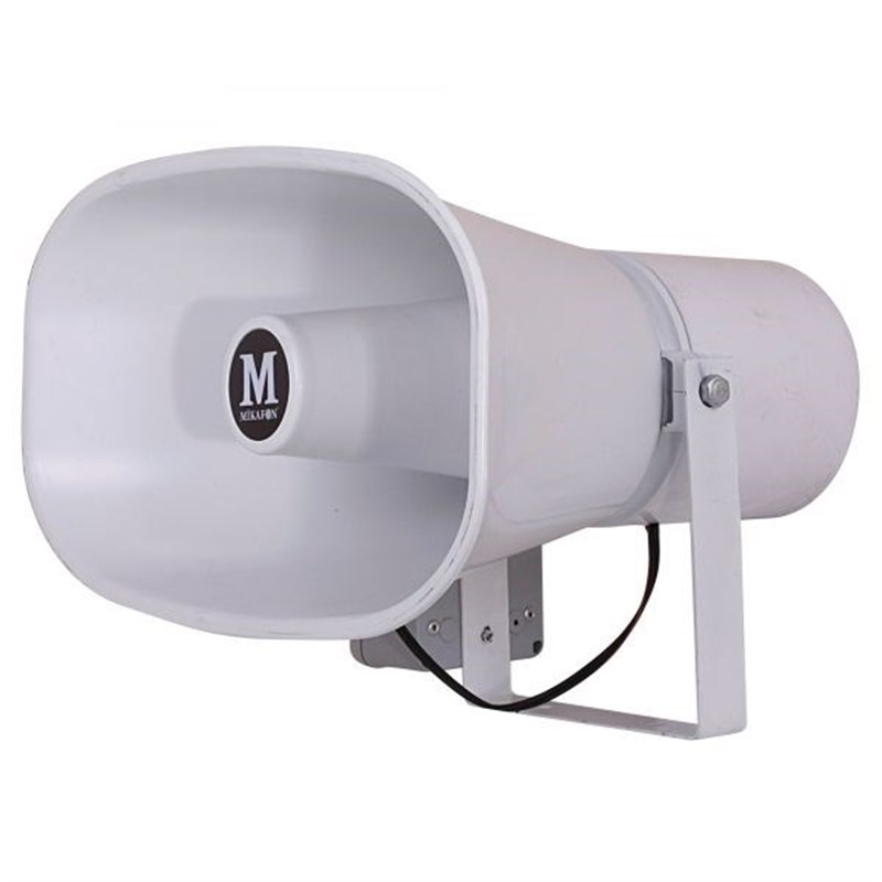 Mikafon HP75ST 75W 100V Plastik Yassı Harici Borulu Hoparlör