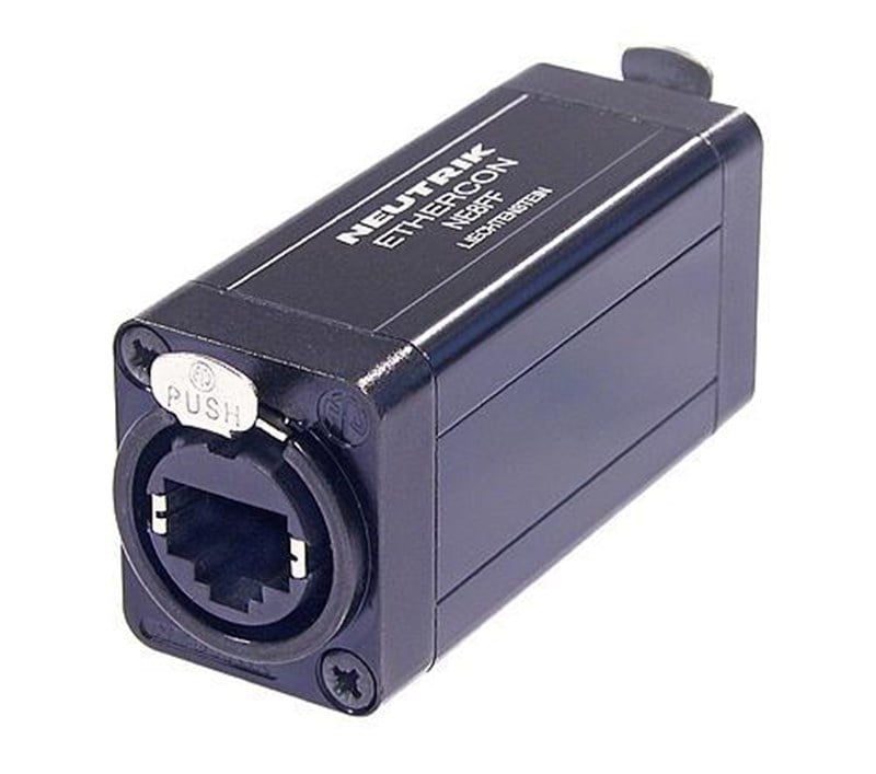 Neutrik NE8FF EtherCON RJ45 Feedthrough Coupler For Cable Extensions