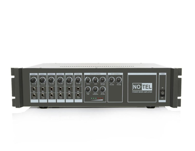 Notel NOT A 2200CT 2x100 Watt Eko'lu Power Mikser Cami Amplifikatör