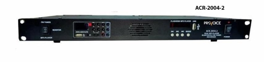 Provoice ACR-2004-2 Fm Tuner Bluetooth Mp3 Çalar Kayıt Cihazı