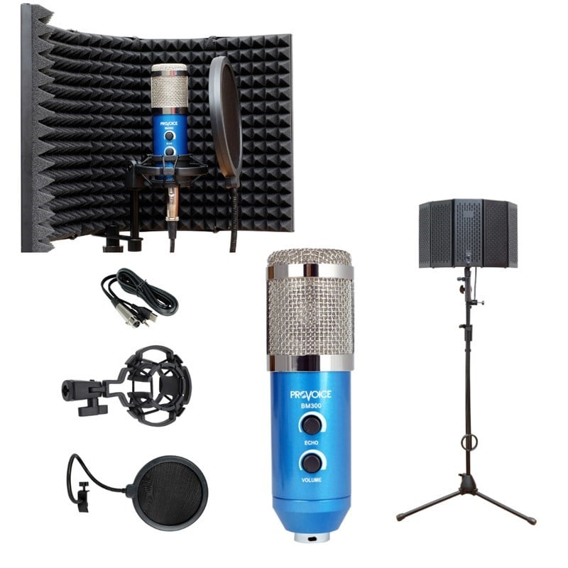Provoice Audio BM-300 Full Studyo Mavi Ses Kayıt Seti