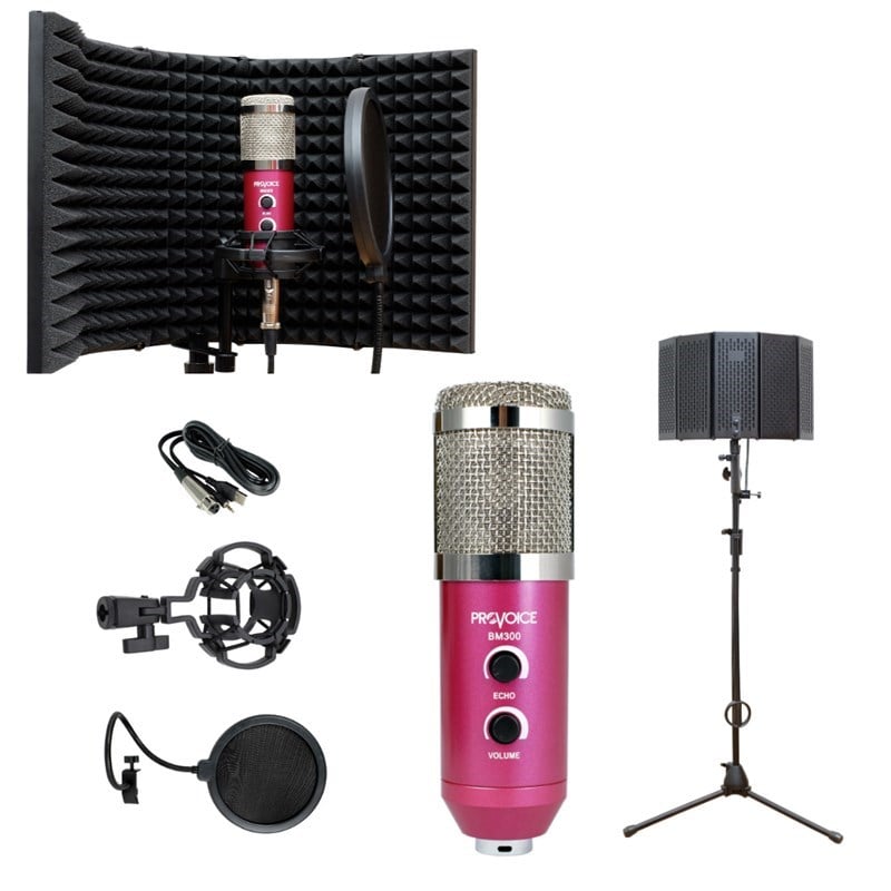 Provoice Audio BM-300 Full Studyo Pembe Ses Kayıt Seti