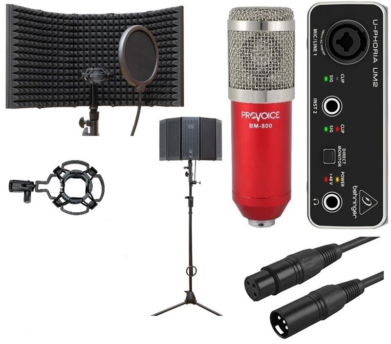 Provoice Audio Platin Studyo Ses Kayıt Full Set