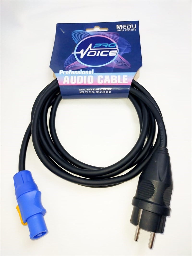 Provoice PC/PWR/3 Konnektörlü 3 Metre Power Kablo