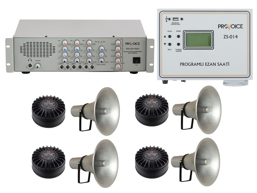 Provoice Sammi NSU 100B Tek Minare Ezanmatikli Cami Ezan Seti