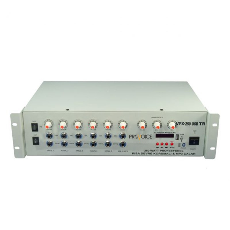 Provoice VPX-250 USB TR 250 Watt Mikser Amfi