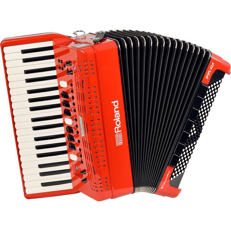 ROLAND FR-4X RD V-Kırmızı Akordiyon