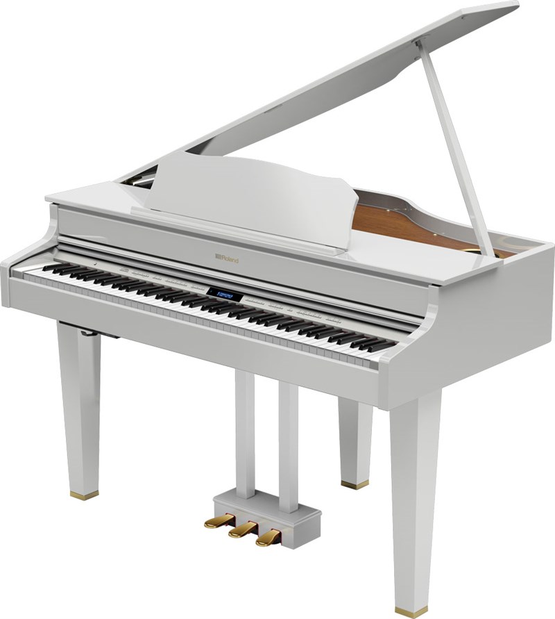 ROLAND GP607-PW Mini Dijital Piyano Kuyruklu Parlak Beyaz