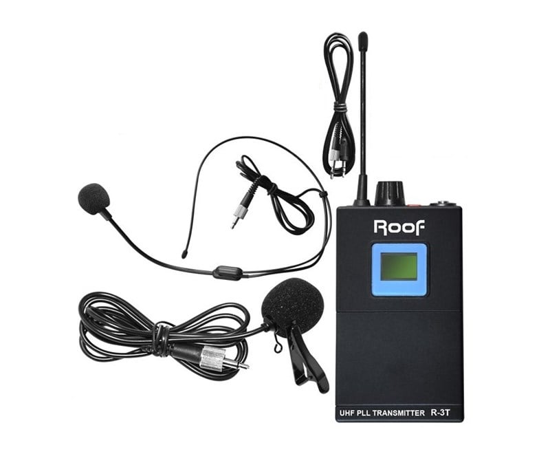 Roof R-3T UHF Band Kablosuz Verici Mikrofon