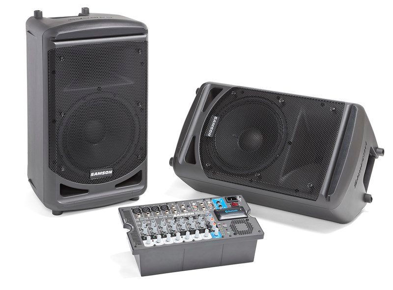 Samson XP1000 - 10-Kanal 1000 Watt Rms Taşınabilir Ses Sistemi