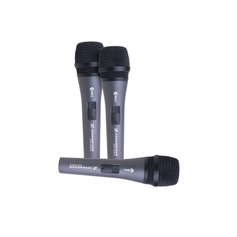 Sennheiser 3-PACK e835-S Vokal Mikrofon Seti