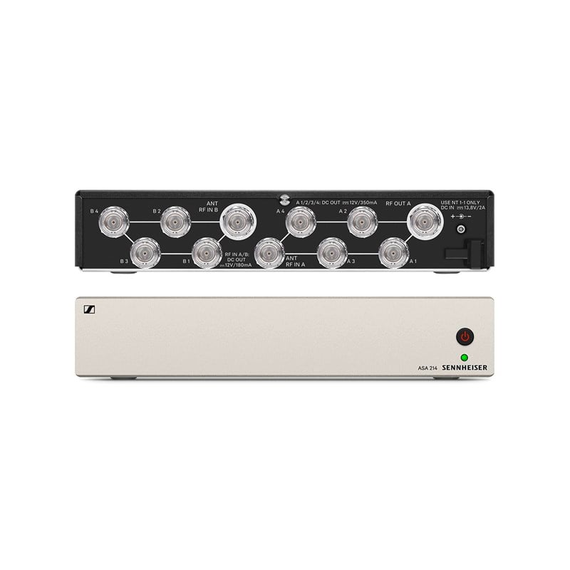 Sennheiser ASA-214 Wireless Microphones 4-way Antenna Splitter