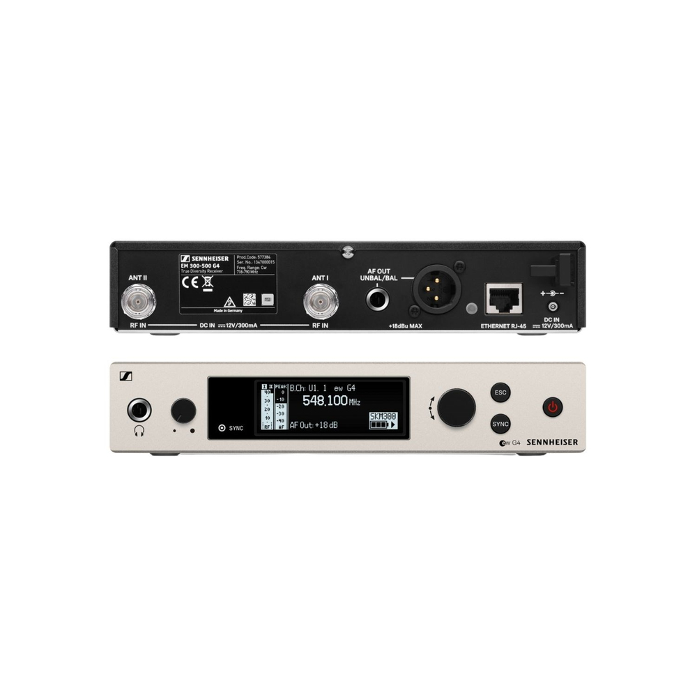 Sennheiser EM 300-500 G4-BW True Diversity Kablosuz Rack Tip Alıcı