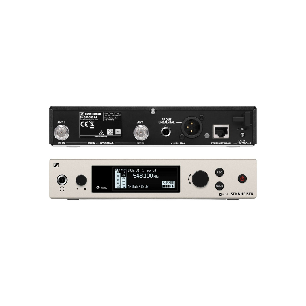 Sennheiser EM 300-500 G4-GW True Diversity Kablosuz Rack Tip Alıcı