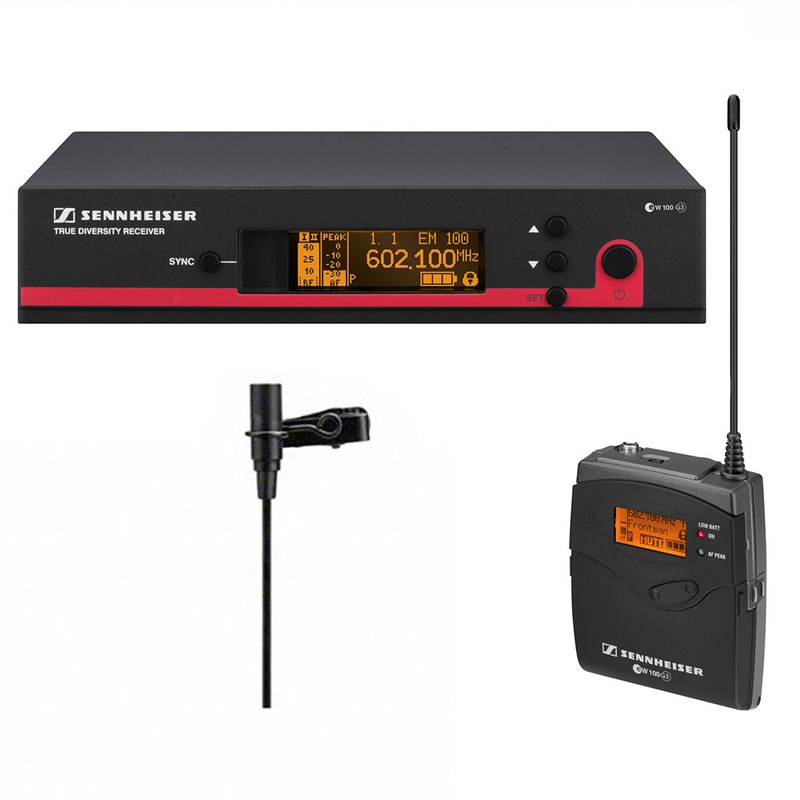 Sennheiser EW-112 G3 UHF Band Lavalier Microphone Clip-On Set