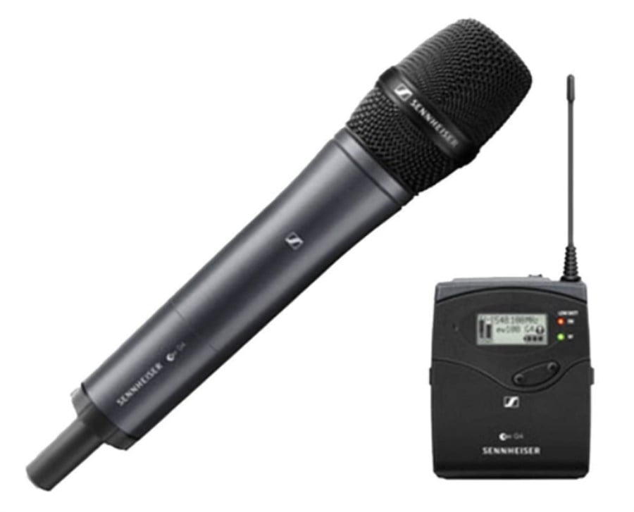 Sennheiser EW-135P G4-B Kablosuz Kamera Üstü El Mikrofon 