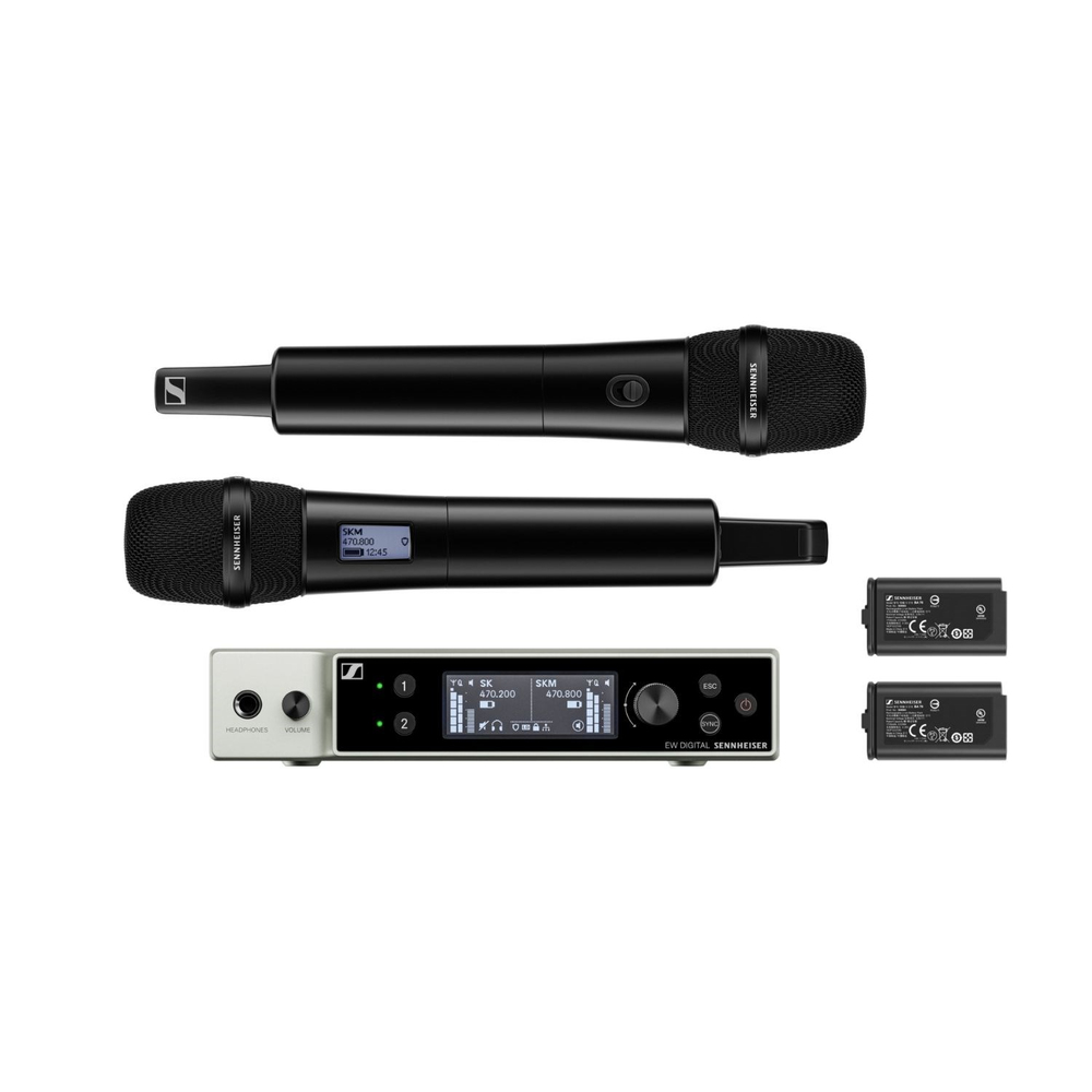 Sennheiser EW-DX 835-S SET (Q1-9) Çift El Tipi Dijital Kablosuz Mikrofon Sistemi