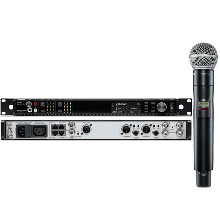 Shure AD24D/SM58 Kablosuz Tek El Dijital Mikrofon Sistemi