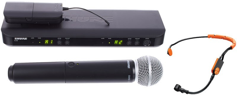 Shure BLX1288E/SM31 Kablosuz El + Head Set Mikrofon Seti