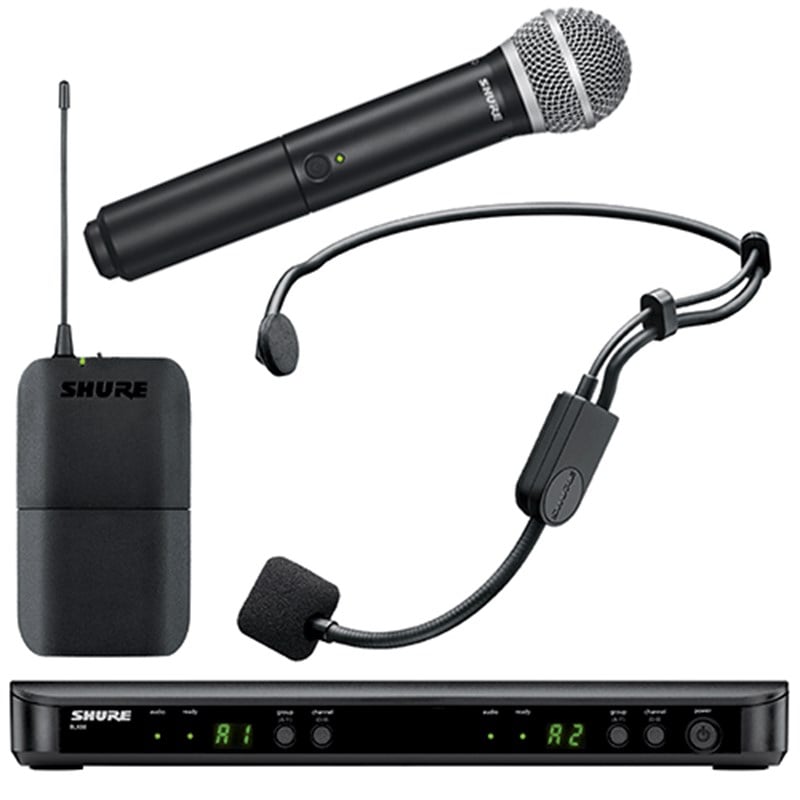 Shure BLX1288E/SM35 El + Headset Telsiz Mikrofon Seti