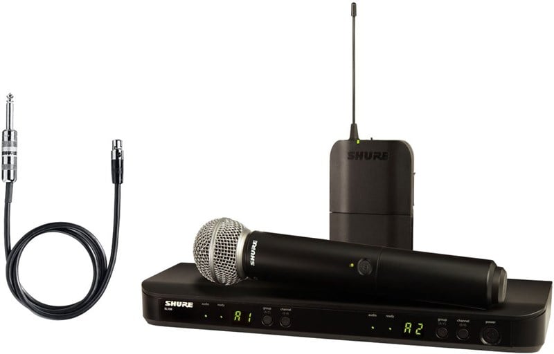 Shure BLX1288E/SM58 El + Headset Telsiz Mikrofon Seti