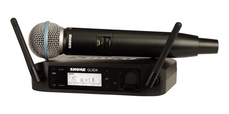 Shure GLXD24RE/B58 (BETA 58A) Kablosuz El Mikrofon Sistemi