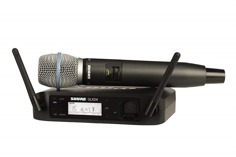 Shure GLXD24RE/B87A (BETA 87A) Kablosuz El Mikrofonu Sistemi