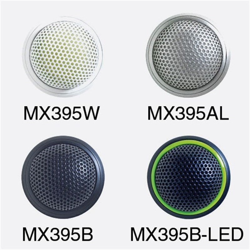 Shure MX395BI Ledli İki Yönlü Minyatür Boundary Bas Konuş Mikrofon