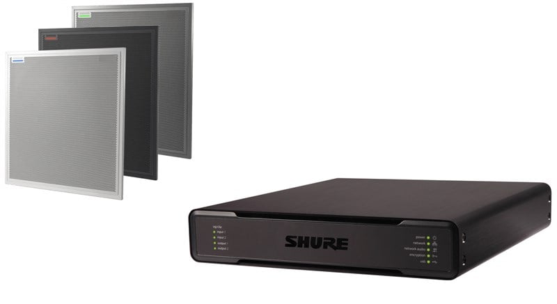 Shure MXA910-P300 Microflex Ceiling Array Mikrofon ve Sesli Konferans İşlemcisi