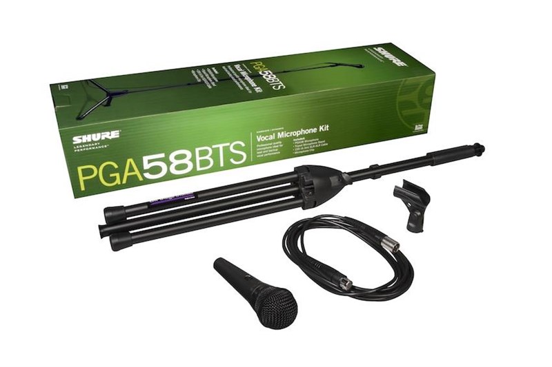 Shure PGA58-BTS Tripod Sehpalı Kardioid Dinamik Vokal Mikrofonu