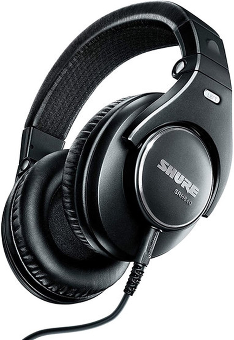 Shure SRH840-BK-EFS Closed Back Pro Studio Headphones