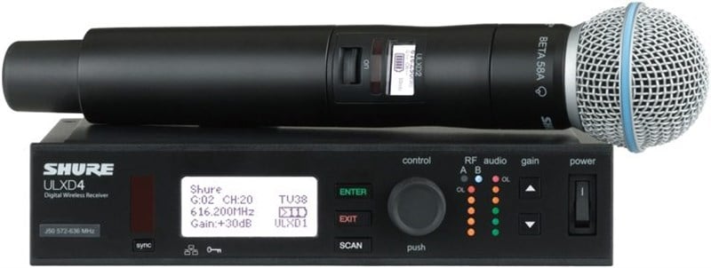 Shure ULXD24E/B58 Kablosuz El Mikrofonu