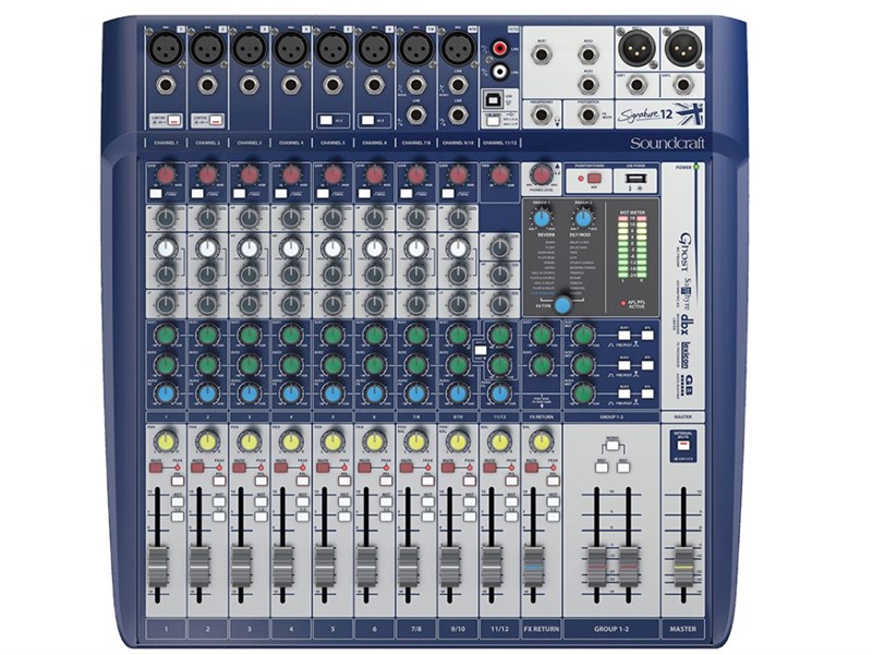 Soundcraft Signature 12 - 12 Kanal Efektli Deck Mikser